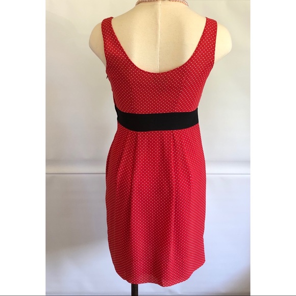 H&M Casual Dress pleats Polka Dot Print Size: 2 - Picture 5 of 12